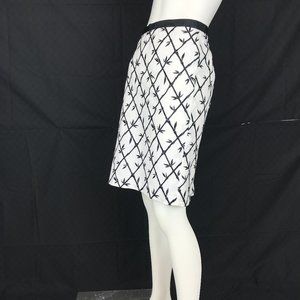 Talbot Embroidered Linen Skirt